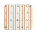 thumbnail image 1 of Yayeee Dish Drying Mat for Kitchen Counter 16"x18" Microfiber Absorbent Pad, Beige Nautical Pattern, 1 of 7