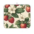 thumbnail image 1 of Yayeee Dish Drying Mat for Kitchen Counter 16"x18" Microfiber Absorbent Pad, Beige Strawberry, 1 of 7
