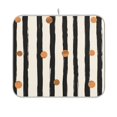 thumbnail image 1 of Yayeee Dish Drying Mat for Kitchen Counter 16"x18" Microfiber Absorbent Pad, Black Abstract Stripes, 1 of 7