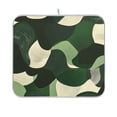 thumbnail image 1 of Yayeee Dish Drying Mat for Kitchen Counter 16"x18" Microfiber Absorbent Pad, Black Abstract, 1 of 7