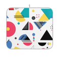 thumbnail image 1 of Yayeee Dish Drying Mat for Kitchen Counter 16"x18" Microfiber Absorbent Pad, Black Retro Pattern, 1 of 7