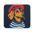 thumbnail image 1 of Yayeee Dish Drying Mat for Kitchen Counter 16"x18" Microfiber Absorbent Pad, Blue Dog Artist, 1 of 7