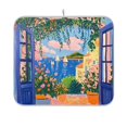 thumbnail image 1 of Yayeee Dish Drying Mat for Kitchen Counter 16"x18" Microfiber Absorbent Pad, Blue Window, 1 of 7