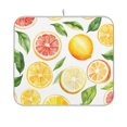 thumbnail image 1 of Yayeee Dish Drying Mat for Kitchen Counter 16"x18" Microfiber Absorbent Pad, Candy Lemon, 1 of 7