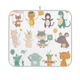 thumbnail image 1 of Yayeee Dish Drying Mat for Kitchen Counter 16"x18" Microfiber Absorbent Pad, Cute Animal, 1 of 7