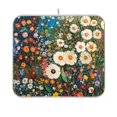 thumbnail image 1 of Yayeee Dish Drying Mat for Kitchen Counter 16"x18" Microfiber Absorbent Pad, Floral Garden, 1 of 7
