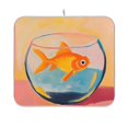 thumbnail image 1 of Yayeee Dish Drying Mat for Kitchen Counter 16"x18" Microfiber Absorbent Pad, Goldfish, 1 of 7