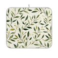 thumbnail image 1 of Yayeee Dish Drying Mat for Kitchen Counter 16"x18" Microfiber Absorbent Pad, Lush Greenery, 1 of 7