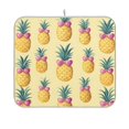 thumbnail image 1 of Yayeee Dish Drying Mat for Kitchen Counter 16"x18" Microfiber Absorbent Pad, Pineapple Love, 1 of 7