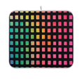 thumbnail image 1 of Yayeee Dish Drying Mat for Kitchen Counter 16"x18" Microfiber Absorbent Pad, Pink Block Pattern, 1 of 7