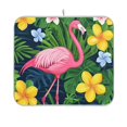thumbnail image 1 of Yayeee Dish Drying Mat for Kitchen Counter 16"x18" Microfiber Absorbent Pad, Pink Flamingo Pattern, 1 of 7