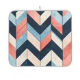 thumbnail image 1 of Yayeee Dish Drying Mat for Kitchen Counter 16"x18" Microfiber Absorbent Pad, Pink Geometric, 1 of 7