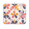 thumbnail image 1 of Yayeee Dish Drying Mat for Kitchen Counter 16"x18" Microfiber Absorbent Pad, Purple Retro Flower, 1 of 7