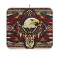 thumbnail image 1 of Yayeee Dish Drying Mat for Kitchen Counter 16"x18" Microfiber Absorbent Pad, Red Abstract Eagle, 1 of 7