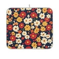 thumbnail image 1 of Yayeee Dish Drying Mat for Kitchen Counter 16"x18" Microfiber Absorbent Pad, Red Floral, 1 of 7