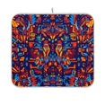 thumbnail image 1 of Yayeee Dish Drying Mat for Kitchen Counter 16"x18" Microfiber Absorbent Pad, Red Geometric Eagle, 1 of 7