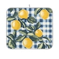 thumbnail image 1 of Yayeee Dish Drying Mat for Kitchen Counter 16"x18" Microfiber Absorbent Pad, Retro Beige Lemon, 1 of 7