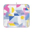 thumbnail image 1 of Yayeee Dish Drying Mat for Kitchen Counter 16"x18" Microfiber Absorbent Pad, Retro Simple Shapes, 1 of 7