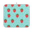 thumbnail image 1 of Yayeee Dish Drying Mat for Kitchen Counter 16"x18" Microfiber Absorbent Pad, Strawberry Pattern, 1 of 7