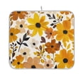 thumbnail image 1 of Yayeee Dish Drying Mat for Kitchen Counter 16"x18" Microfiber Absorbent Pad, Yellow Flowers, 1 of 7