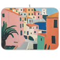 thumbnail image 1 of Yayeee Dish Drying Mat for Kitchen Counter 18"x24" Microfiber Absorbent Pad, Art City, 1 of 7