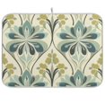 thumbnail image 1 of Yayeee Dish Drying Mat for Kitchen Counter 18"x24" Microfiber Absorbent Pad, Beige Floral Pattern, 1 of 7