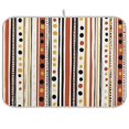 thumbnail image 1 of Yayeee Dish Drying Mat for Kitchen Counter 18"x24" Microfiber Absorbent Pad, Brown Abstract Dots, 1 of 7