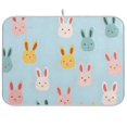 thumbnail image 1 of Yayeee Dish Drying Mat for Kitchen Counter 18"x24" Microfiber Absorbent Pad, Cute Rabbits, 1 of 7