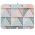 thumbnail image 1 of Yayeee Dish Drying Mat for Kitchen Counter 18"x24" Microfiber Absorbent Pad, Green Geometric, 1 of 7