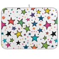 thumbnail image 1 of Yayeee Dish Drying Mat for Kitchen Counter 18"x24" Microfiber Absorbent Pad, Green Stars, 1 of 7