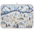thumbnail image 1 of Yayeee Dish Drying Mat for Kitchen Counter 18"x24" Microfiber Absorbent Pad, Light Blue Mountain, 1 of 7