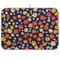 thumbnail image 1 of Yayeee Dish Drying Mat for Kitchen Counter 18"x24" Microfiber Absorbent Pad, Small Colorful Flower, 1 of 7