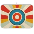 thumbnail image 1 of Yayeee Dish Drying Mat for Kitchen Counter Ultra Absorbent Easy Clean Pad 18x16", Colorful Circles, 1 of 7