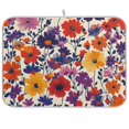 thumbnail image 1 of Yayeee Dish Drying Mat for Kitchen Counter Ultra Absorbent Easy Clean Pad 18x16", Colorful Flowers Pattern, 1 of 7
