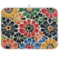 thumbnail image 1 of Yayeee Dish Drying Mat for Kitchen Counter Ultra Absorbent Easy Clean Pad 18x16", Dark Floral, 1 of 7