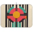 thumbnail image 1 of Yayeee Dish Drying Mat for Kitchen Counter Ultra Absorbent Easy Clean Pad 18x16", Geometric Circle, 1 of 7