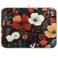 thumbnail image 1 of Yayeee Dish Drying Mat for Kitchen Counter Ultra Absorbent Easy Clean Pad 18x16", Red Flowers Pattern, 1 of 7