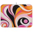 thumbnail image 1 of Yayeee Dish Drying Mat for Kitchen Counter Ultra Absorbent Easy Clean Pad 18x16", Swirling Circles, 1 of 7