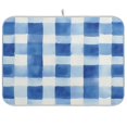 thumbnail image 1 of Yayeee Dish Drying Mat for Kitchen Counter Ultra Absorbent Easy Clean Pad 24x18", Blue Plain, 1 of 7