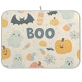 thumbnail image 1 of Yayeee Dish Drying Mat for Kitchen Counter Ultra Absorbent Easy Clean Pad 24x18", Halloween Cute Pumpkins, 1 of 7