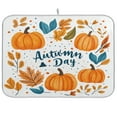 thumbnail image 1 of Yayeee Dish Drying Mat for Kitchen Counter Ultra Absorbent Easy Clean Pad 24x18", Pumpkins Pattern, 1 of 7