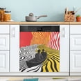 thumbnail image 1 of Yayeee Magnetic Dishwasher Cover for The Front Decoration Home Kitchen Machine Sticker Protector, Abstract Boat, 1 of 6
