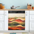 thumbnail image 1 of Yayeee Magnetic Dishwasher Cover for The Front Decoration Home Kitchen Machine Sticker Protector, Abstract Desert Pattern, 1 of 6