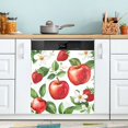 thumbnail image 1 of Yayeee Magnetic Dishwasher Cover for The Front Decoration Home Kitchen Machine Sticker Protector, Apple Pattern, 1 of 6