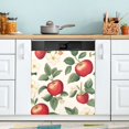 thumbnail image 1 of Yayeee Magnetic Dishwasher Cover for The Front Decoration Home Kitchen Machine Sticker Protector, Apples Flower Pattern, 1 of 6