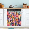 thumbnail image 1 of Yayeee Magnetic Dishwasher Cover for The Front Decoration Home Kitchen Machine Sticker Protector, Art Buildings, 1 of 6