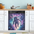 thumbnail image 1 of Yayeee Magnetic Dishwasher Cover for The Front Decoration Home Kitchen Machine Sticker Protector, Astronaut Pattern, 1 of 6
