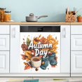 thumbnail image 1 of Yayeee Magnetic Dishwasher Cover for The Front Decoration Home Kitchen Machine Sticker Protector, Autumn Day Pattern, 1 of 6