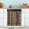 thumbnail image 1 of Yayeee Magnetic Dishwasher Cover for The Front Decoration Home Kitchen Machine Sticker Protector, Beige Geometric, 1 of 6