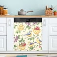 thumbnail image 1 of Yayeee Magnetic Dishwasher Cover for The Front Decoration Home Kitchen Machine Sticker Protector, Birds with Strawberries, 1 of 6
